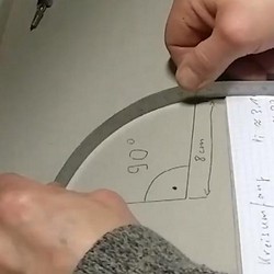 Kreisbogenberechnung-nachmessen-mit biegsamem-Stahllineal